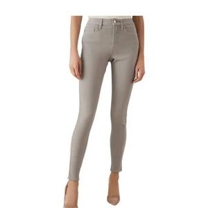 NWT Reiss grey skinny high rise jeans